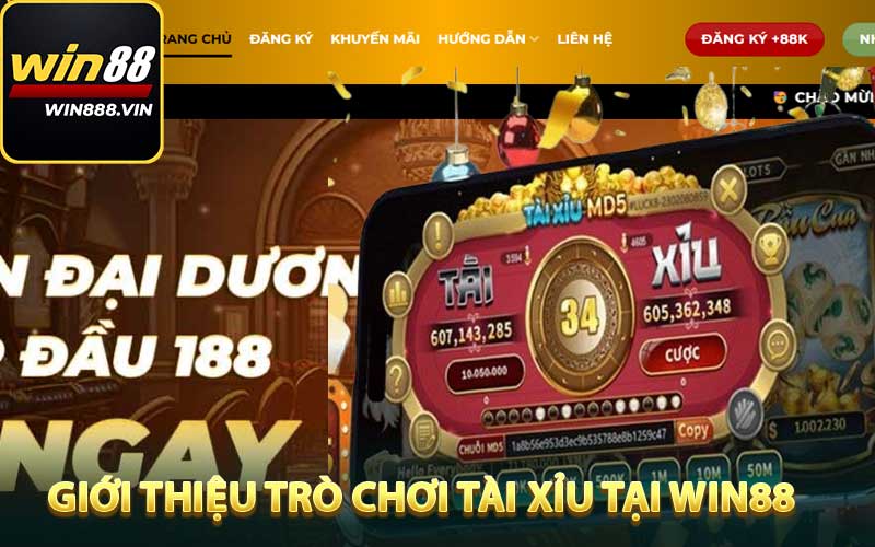 Giới thiệu trò chơi tài xỉu Online tại WIN88